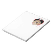 ポメラニア犬メモ ノートパッド (回転)