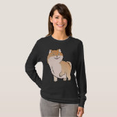 ポメラニア犬ラブ Tシャツ (正面フル)