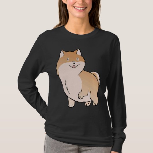 ポメラニア犬ラブ Tシャツ (正面)