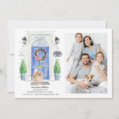 ポメラニア犬前扉の写真移動のお知らせ 招待状 (正面)