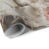 ポメラニア犬子犬トリオヴィンテージデクページ ラッピングペーパー (ロールコーナー)