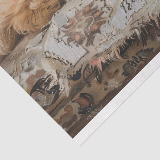 ポメラニア犬子犬トリオヴィンテージデクページ 薄葉紙 (詳細)