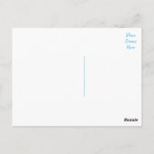 ポメラニア犬子犬空白のポストカード ポストカード (裏面)