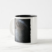 ポメラニア犬子犬 ツートーンマグカップ (正面左)