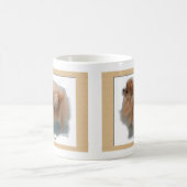 ポメラニア犬愛好家の贈り物 コーヒーマグカップ (中央)