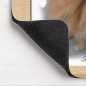 ポメラニア犬愛好家の贈り物 マウスパッド (コーナー)