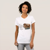 ポメラニア犬愛好家の贈り物 Tシャツ (正面フル)
