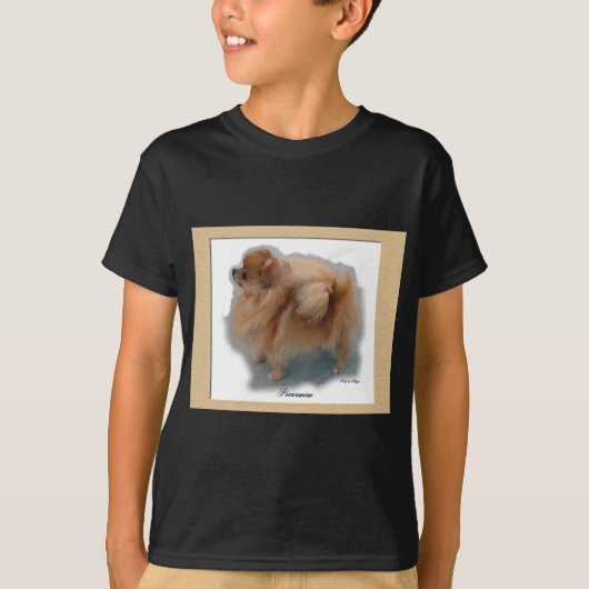 ポメラニア犬愛好家の贈り物 Tシャツ (正面)