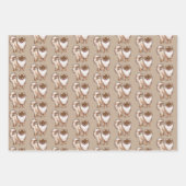 ポメラニア犬愛犬家 ラッピングペーパーシート (正面2)