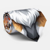 ポメラニア犬消防士ネクタイ ネクタイ (ロール)