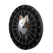 ポメラニア犬犬が暗い ダーツボード (正面右)