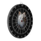 ポメラニア犬犬が暗い ダーツボード (正面左)