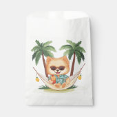 ポメラニア犬犬のハンモックハワイアンのシャツ フェイバーバッグ (正面)