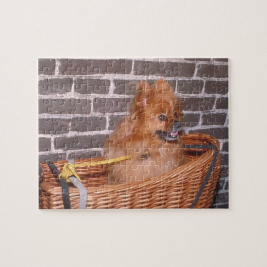 ポメラニア犬犬のパズル ジグソーパズル (横)