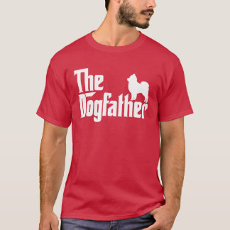ポメラニア犬犬の父おもしろい Tシャツ