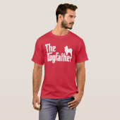 ポメラニア犬犬の父おもしろい Tシャツ (正面フル)