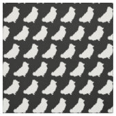 ポメラニア犬犬シルエットペット ファブリック (見本)