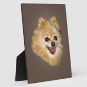 ポメラニア犬犬プラーク フォトプラーク (側面)