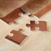 ポメラニア犬犬ペット子犬の小さく愛らしいベビー ジグソーパズル (側面)