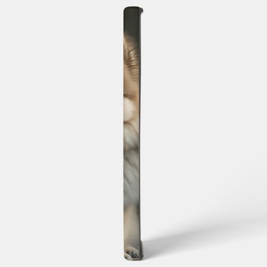 ポメラニア犬犬 – サムスンの電話ケース SAMSUNG GALAXYケース (左側面)