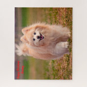 ポメラニア犬犬 ジグソーパズル (縦)