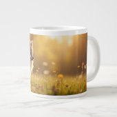 ポメラニア犬犬 ジャンボコーヒーマグカップ (正面右)