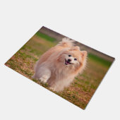 ポメラニア犬犬 ドアマット (アングル)