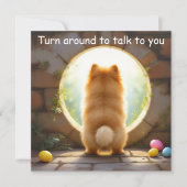 ポメラニア犬犬 – 家族名 シーズンカード (正面)