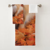 ポメラニア犬紅葉秋インスパイア バスタオルセット (インサイチュ)