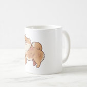 ポメラニア犬魔法 コーヒーマグカップ (正面右)