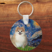 ポメラニア犬1 – スターリーナイト キーホルダー (正面)