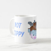 ポメラニア犬: 、ちょうどLicky Nippy コーヒーマグカップ (正面左)