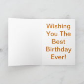 ポメラニア犬 カード (内部)