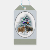 ポメラニア犬 ギフトタグ (裏面)