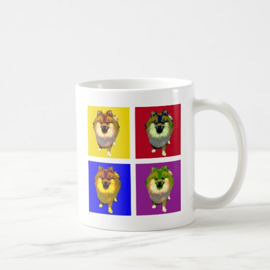 ポメラニア犬 コーヒーマグカップ (右)