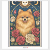 ポメラニア犬 シール (シート)