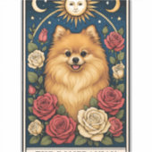 ポメラニア犬 シール (正面)