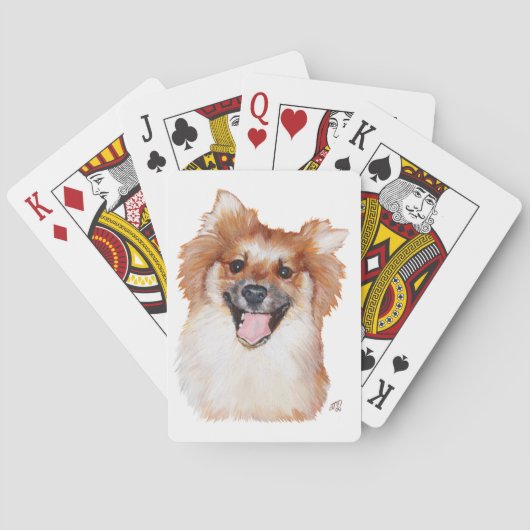 ポメラニア犬 トランプ (裏面)