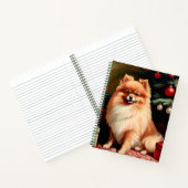 ポメラニア犬 ノートブック (内部)