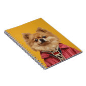 ポメラニア犬 ノートブック (右側)