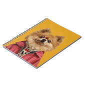 ポメラニア犬 ノートブック (左側)