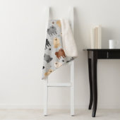 ポメラニア犬・パウ・プリントズ・アンド・ドッグ・ボーンズ・シェルパ・ブランケット シェルパブランケット (インサイチュ)