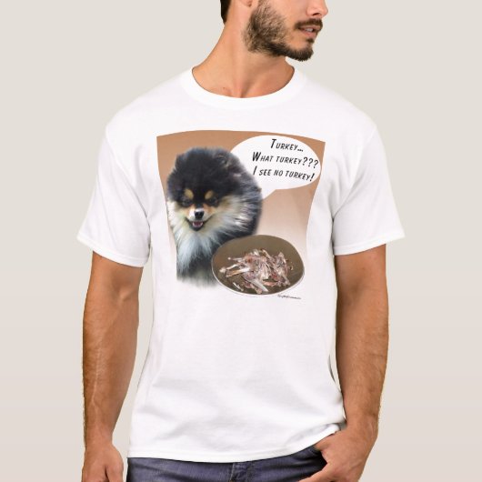 ポメラニア犬(ブルクタン) Tシャツ (正面)