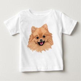 ポメラニア犬 ベビーTシャツ