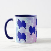 ポメラニア犬 マグカップ (左)