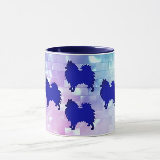 ポメラニア犬 マグカップ (中央)