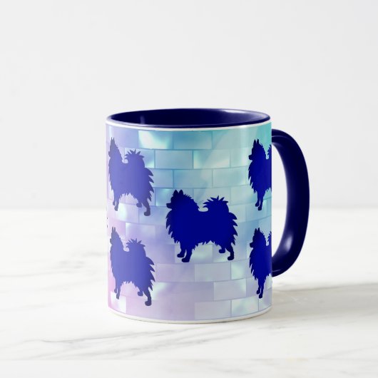 ポメラニア犬 マグカップ (正面右)