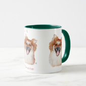 ポメラニア犬 マグカップ (正面右)