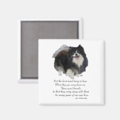 ポメラニア犬 マグネット (正面/裏面)