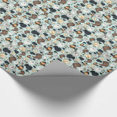 ポメラニア犬 ラッピングペーパー (角)